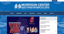 Desktop Screenshot of morrisoncenter.com