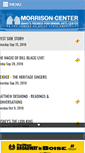 Mobile Screenshot of morrisoncenter.com